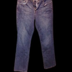 Signature by Levi Strauss Medium Blue Straight Leg Jeans